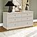 Soren Queen Four Drawer Dresser Dream Console Bed Whitewash by Dream Console