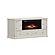 Soren Queen Fireplace Dream Console Bed Whitewash by Dream Console