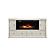 Soren Queen Fireplace Dream Console Bed Whitewash by Dream Console