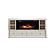Soren Queen Fireplace Dream Console Bed Whitewash by Dream Console