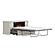 Soren Queen Fireplace Dream Console Bed Whitewash by Dream Console