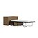 Soren Twin Two Door Desk Dream Console Bed Light Oak by Dream Console