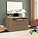 Soren Twin Two Door Desk Dream Console Bed Light Oak by Dream Console