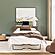 Soren Twin Two Door Desk Dream Console Bed Light Oak by Dream Console