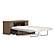 Soren Queen Fireplace Dream Console Bed Light Oak by Dream Console