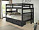 Dover Bunk Full/Full w/Ladder Ebony by Innovations