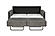 NordicREST Mia Fabric Sleeper Sofa by Fjords Nordic