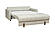 NordicREST Nora Fabric Sleeper Sofa by Fjords Nordic