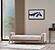 Adela Convertible Loveseat - Cream by Furnia Furniture
