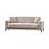 Adela 2-Pieces Sofa & Loveseat Set - Cream by Furnia Furniture