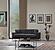 Adela 2-Pieces Sofa & Loveseat Set - Anthracite by Furnia Furniture
