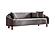 Alessa Stationary Sofa - Grey by Furnia Furniture