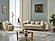 Arizona 2-Pieces Sofa & Loveseat Set - Beige by Furnia Furniture