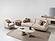 Bern Convertible Loveseat - Cream by Furnia Furniture