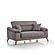 Beta 2-pieces Sofa & Loveseat Set - Fume by Furnia Furniture