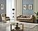 Bolivya Chair - Beige W/Gold Legs by Furnia Furniture
