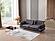Bravo Convertible Sofa - Black by Furnia Furniture