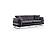Bravo 2-pieces Sofa & Loveseat Set - Black by Furnia Furniture