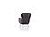 Bravo Chair - Black by Furnia Furniture