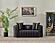 Ceko Stationary Loveseat - Black by Furnia Furniture