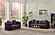 Ceko Stationary Loveseat - Black by Furnia Furniture