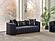 Ceko Stationary Sofa - Black by Furnia Furniture