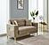 Clara 2-Pieces Sofa & Loveseat Set - Beige by Furnia Furniture