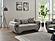Damla Stationary Loveseat - Cream by Furnia Furniture