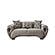 Damla Stationary Loveseat - Cream by Furnia Furniture