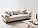 Delux Convertible Sofa - Cream by Furnia Furniture