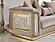 Elegance Stationary Loveseat - Beige by Furnia Furniture