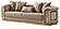Elegance Stationary Sofa - Beige by Furnia Furniture