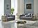 Elegance Stationary Loveseat - Light Grey by Furnia Furniture