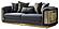 Elegance 2-Pieces Sofa & Loveseat Set - Dark Grey by Furnia Furniture