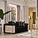 Elegance Stationary Loveseat - Black by Furnia Furniture