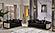 Elegance 2-Pieces Sofa & Loveseat Set - Black by Furnia Furniture