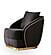 Elegance Chair - Black by Furnia Furniture