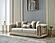 Elegance Stationary Sofa - Cream by Furnia Furniture