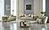 Elegance 2-Pieces Sofa & Loveseat Set - Cream by Furnia Furniture