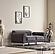 Everest Convertible Loveseat - Grey by Furnia Furniture