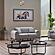 Everest Convertible Loveseat - Light Grey by Furnia Furniture