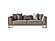 Gokce Stationary Sofa - Grey by Furnia Furniture
