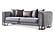 Kapadokya Stationary Sofa - Grey by Furnia Furniture