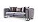 Kapadokya 2-Pieces Sofa & Loveseat Set - Grey by Furnia Furniture