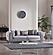 Kapadokya 2-Pieces Sofa & Loveseat Set - Grey by Furnia Furniture