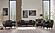 Lima Stationary Loveseat - Black by Furnia Furniture