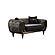 Lima 2-Pieces Sofa & Loveseat Set - Black by Furnia Furniture