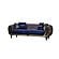 Lima 2-Pieces Sofa & Loveseat Set - Blue by Furnia Furniture