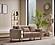 Lotus Convertible Loveseat - Cream by Furnia Furniture