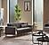 Lotus 2-Pieces Sofa & Loveseat Set - Grey by Furnia Furniture